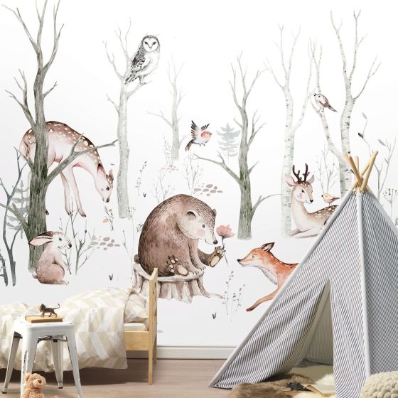 Tapet Shy forest Design