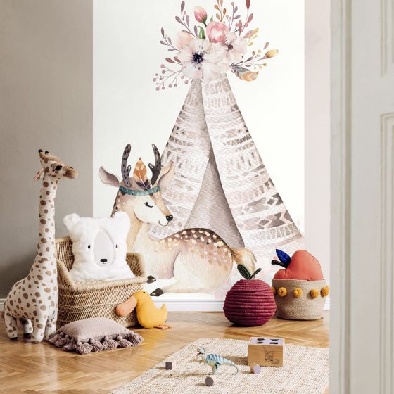 Tapet Little tent beige Design