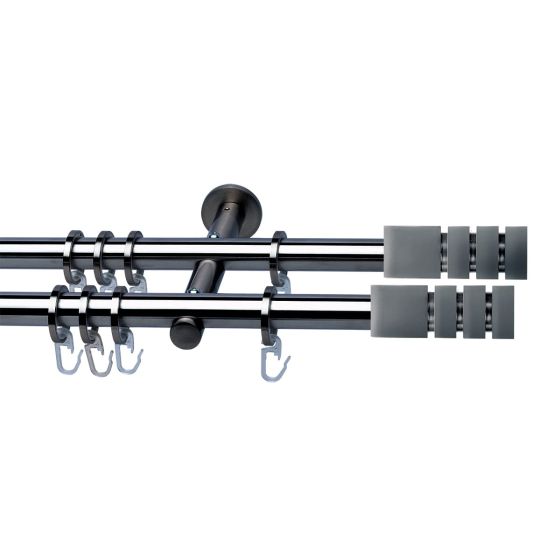 Siva set fără elemente de capăt, 2 bare 240 cm, titan