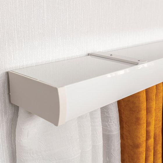 Set galerie cu mască Deco 160 cm alb