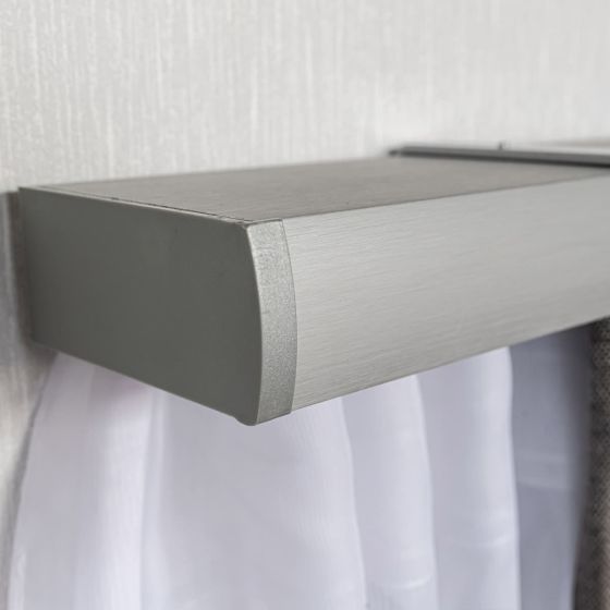 Set galerie cu mască Deco 160 cm argintiu