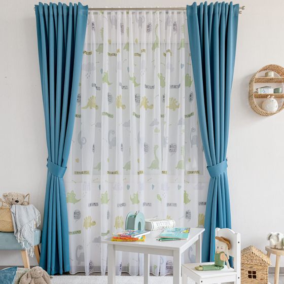 Draperie Olivia dimout 280 cm albastru gheaţă