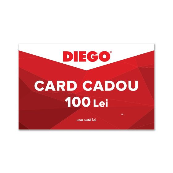 DIEGO Card cadou 100 Lei