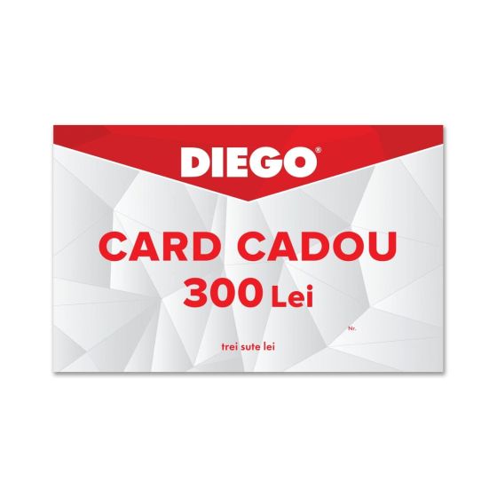 DIEGO Card cadou 300 Lei