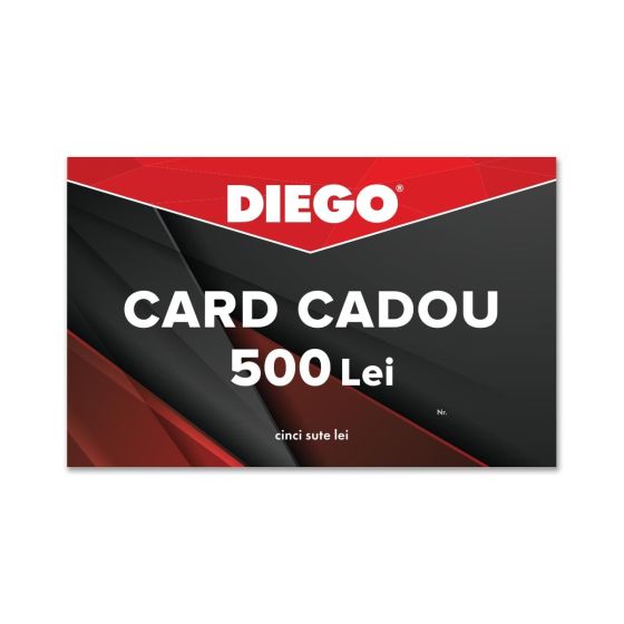 DIEGO Card cadou 500 Lei
