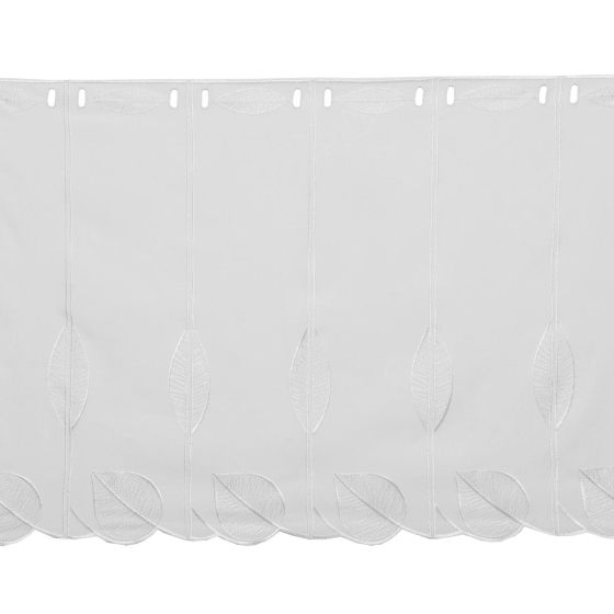 Vitraj Lisa perdea 45 cm alb