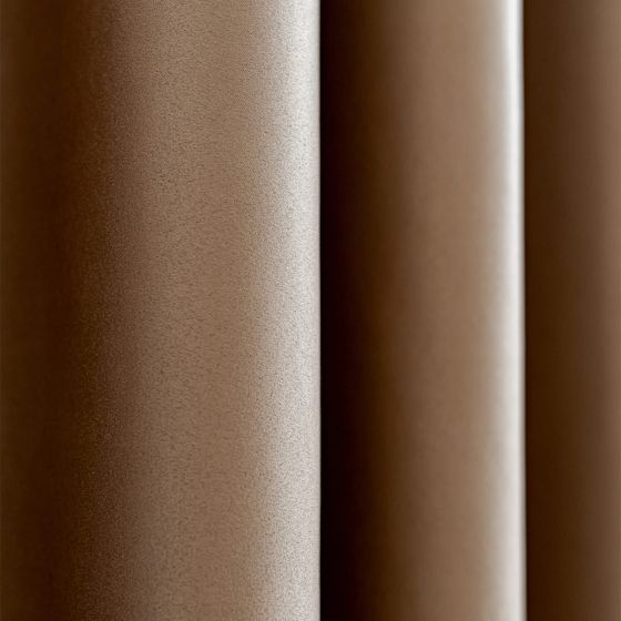 Double cu 2 fete draperie 290 cm cappucino-maro auriu