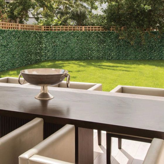 Ivy paravan rulou din frunze artificiale 1x3m verde