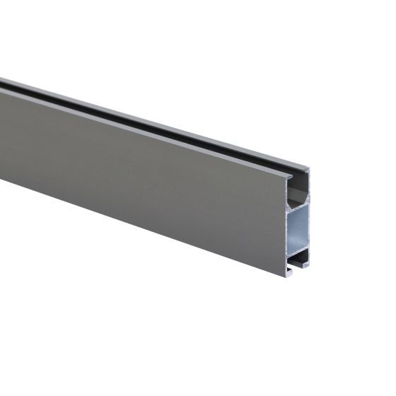 Bară aluminiu Sicilia dreptunghiular 200 cm, bronz deschis