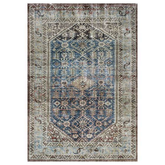 Covor Kayvon + sacoşa pentru covor t0745-blue 152x230 cm