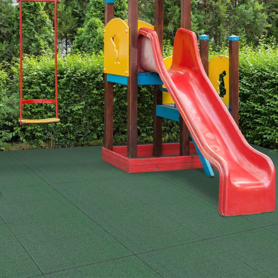 Classic placă din cauciuc 30x1000x1000mm verde