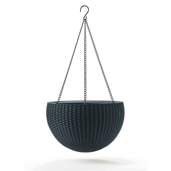 Hanging Sphere Planter ghiveci din plastic 35x35x22 cm