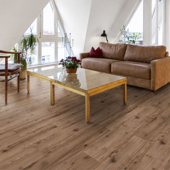 Mostră parchet laminat LOC Aqua Walnut Lago 30 cm