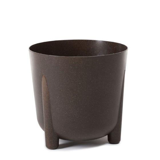 Frida ECO coffee ghiveci de flori, espresso 25,3x26x26 cm