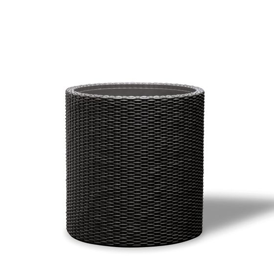 Medium Cylinder Planter antracit ghiveci din plastic 36x36x37,3 cm