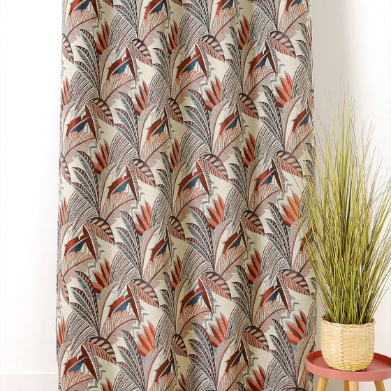 Tropicana draperie 150 cm terra