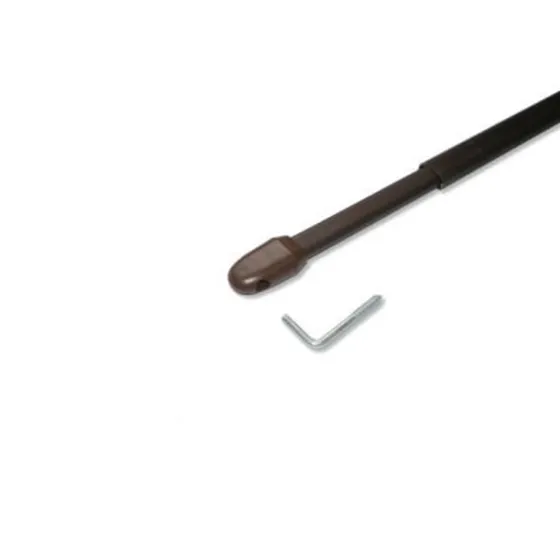 Bară vitrage 2bucăţi 60 cm maro