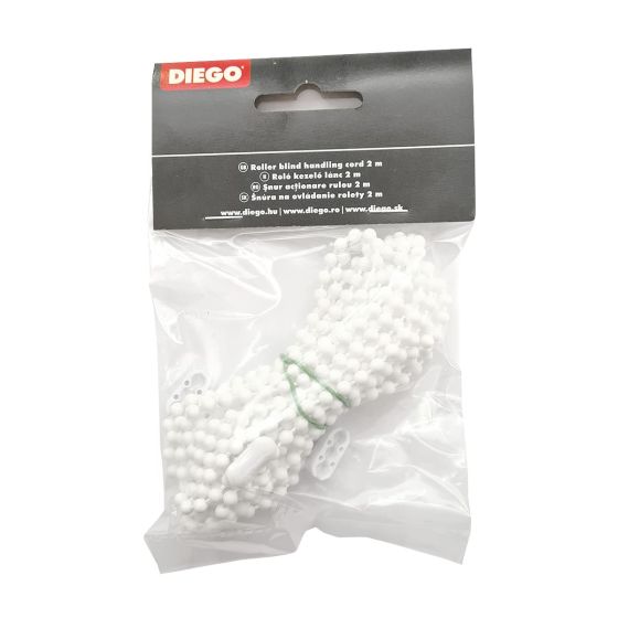 Pachet accesorii suplimentare rulori şnur acţionare 2m cu conector alb
