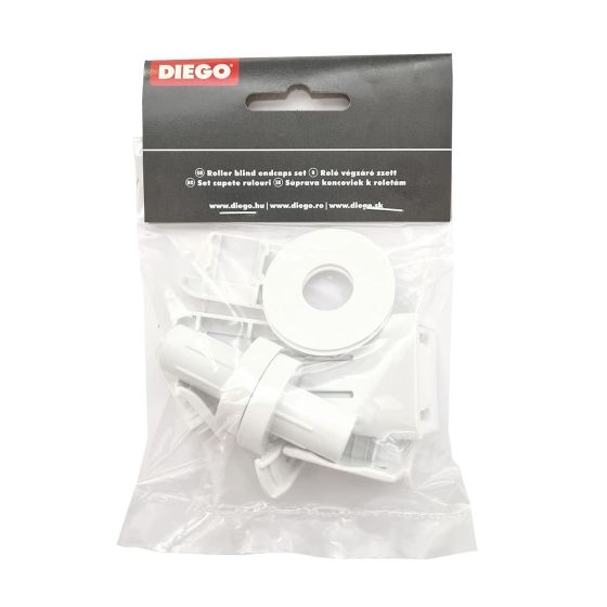 Pachet accesorii suplimentare rulori capac închidere +element blocare alb