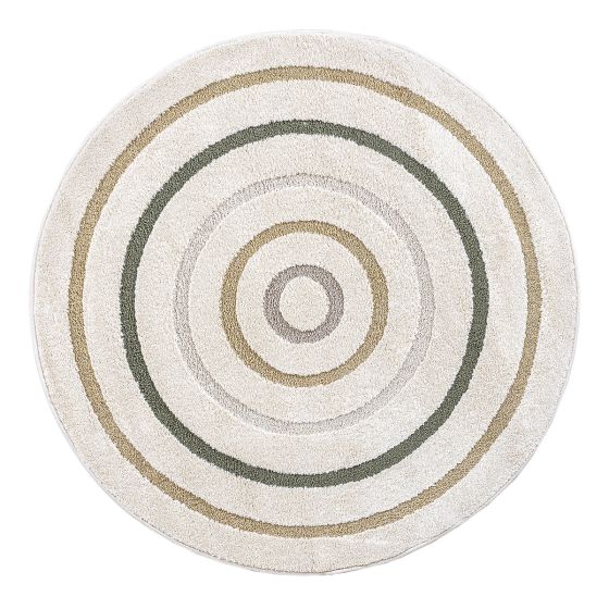 Covor Elio circle cream 120 cm rotund