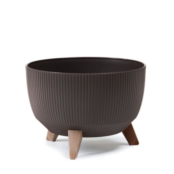 Roma 330 farfurie ghiveci de flori, mocha 18,5x33x33 cm