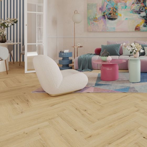 Parchet laminat Wiparquet Herringbone Astor Oak 8 mm
