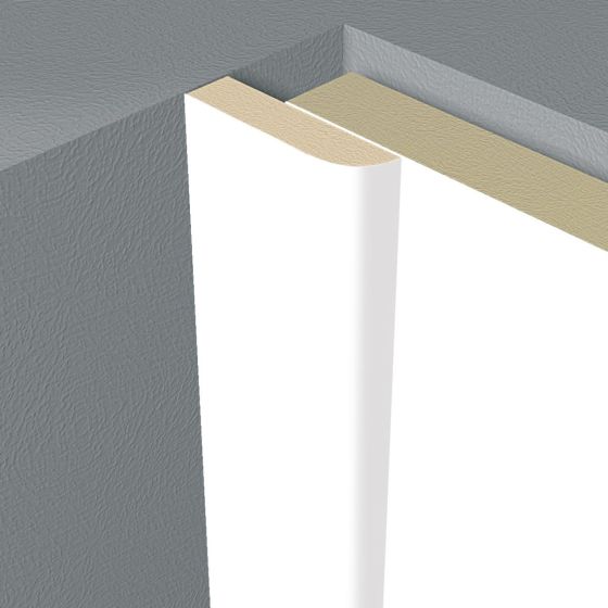 Element de închidere pentru panouri de perete şi de tavan 25 x 6mm White uni