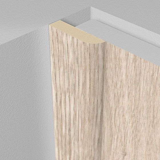 Element de închidere pentru panouri de perete şi de tavan 25 x 6mm Light grey oak