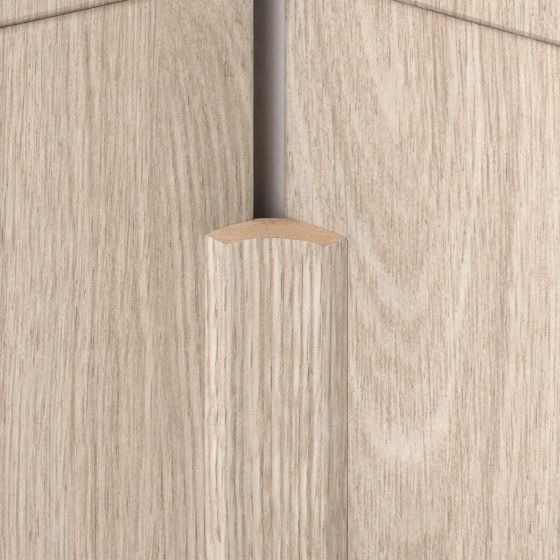 Element de colţ interior pentru panouri de perete şi de tavan Light grey oak