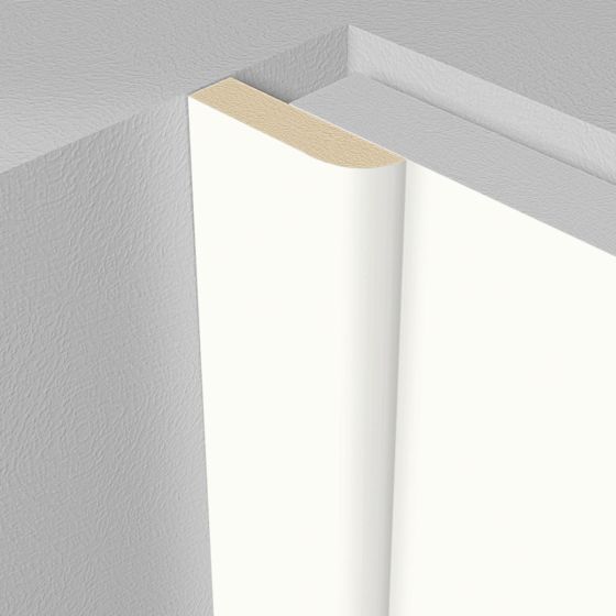 Element de închidere pentru panouri de perete şi de tavan 25 x 6mm Edelweiss pore