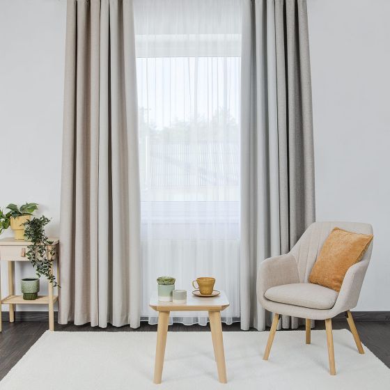 Topshade blackout draperie 280 cm ecru