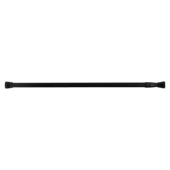 Bară telescopică tensionabilă Renzo 70-120 cm, negru
