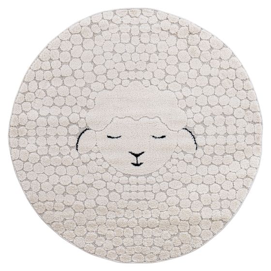 Covor Eclipse Kids Sheep 120 cm rotund