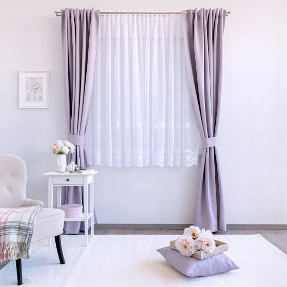 Perdea Dolly voile 280 cm alb