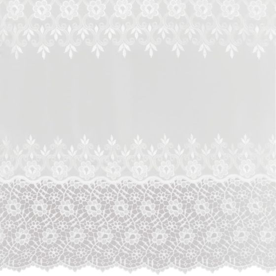 Perdea Polly voile 280 cm alb