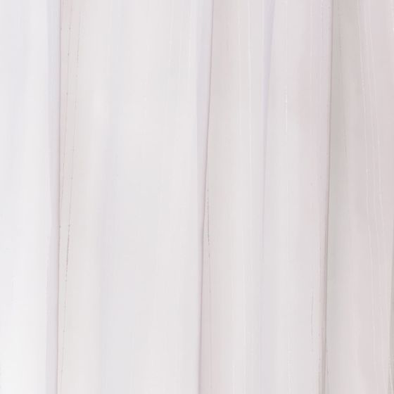 Perdea Voile Imola cu dungi dense 175 cm alb