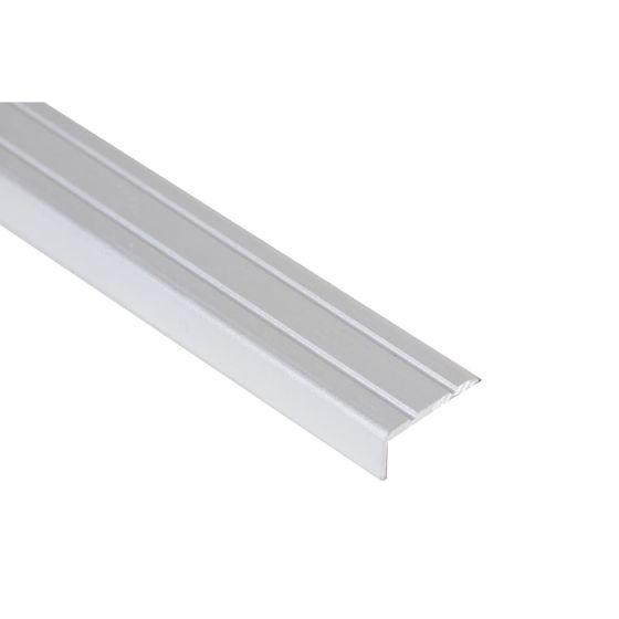 Profil 25x10mm pentru protecţia treptelor 0,9 m, argintiu