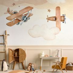 Tapet Biplane big Design