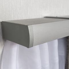 Set galerie cu mască Deco 300 cm argintiu