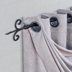 Miami set fără elemente de capăt, 1 bară 200 cm, negru