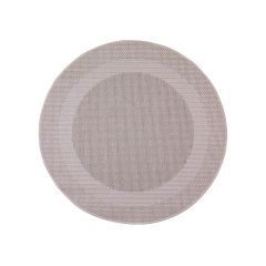 Covor IN and OUT cream 120 cm rotund