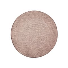 Covor IN and OUT beige 100 cm rotund