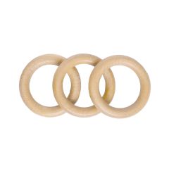 Inel COMBO lemn 30mm 10buc/pachet natur