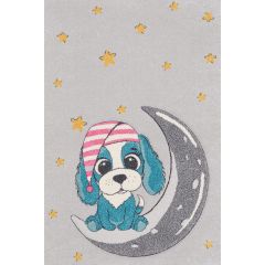 Covor Pastel Kids dog 120 cm rotund