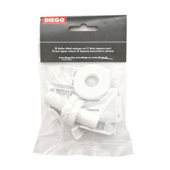 Pachet accesorii suplimentare rulori capac închidere +element blocare alb