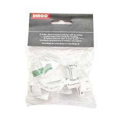 Pachet accesorii suplimentare rulori pentru fereastră cu fir 5m alb