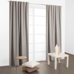Luna draperie blackout confec?ionată, cu prindere draperie 4in1 135x240cm gri deschis