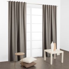 Luna draperie blackout confec?ionată, cu prindere draperie 4in1 135x240cm taupe