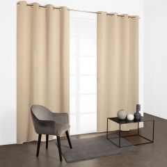 Orion draperie dimout confecţionată cu inele draperie 135x240cm crem