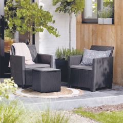 Marie Balcony set 2 pers cu măsuță Vigo